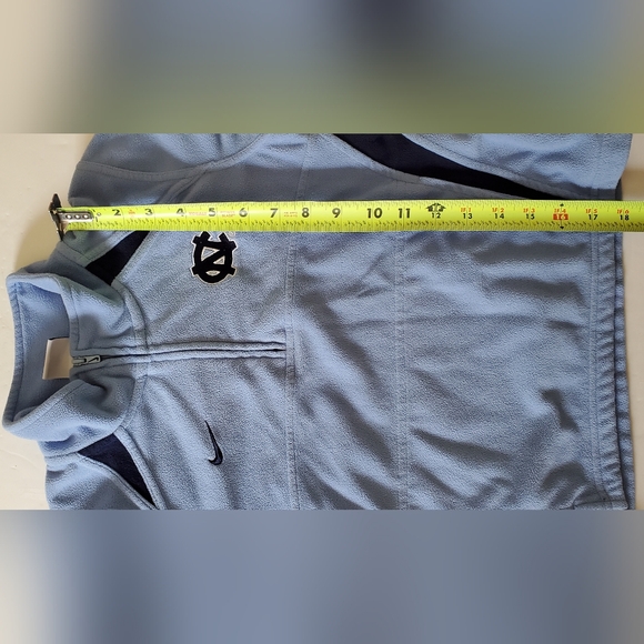Nike Kids NCAA UNC Carolina Tar Heels 1/4 Zip Fleece Pullover - Size 6 - EUC - Picture 12 of 12